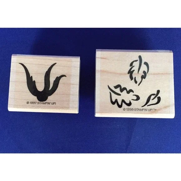 Stampin' Up Definitely Decorative Regal Rose 10 Stamps Two Step Retired 1997 - Picture 6 of 10